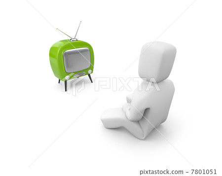 Person watches TV Person watches TV 7801051