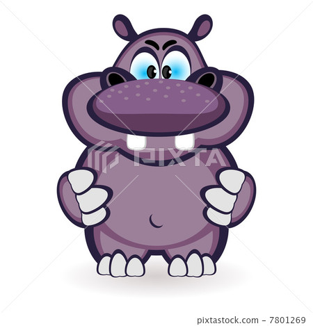 Cartoon hippo Cartoon hippo 7801269