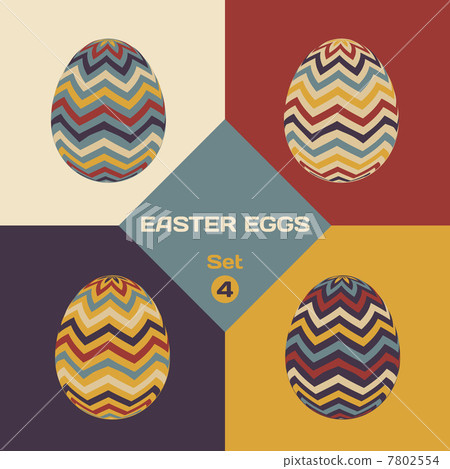 Set of easter eggs Set of easter eggs 7802554