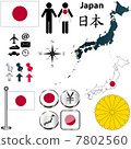 Japan map 7802560