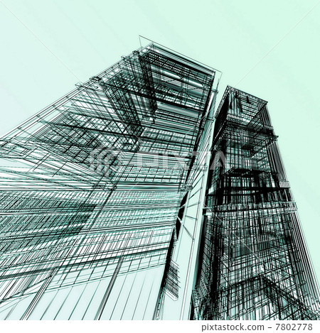 Abstract skyscrapers Abstract skyscrapers 7802778