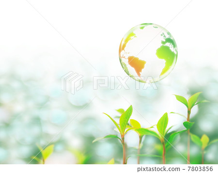 地球生態圖像瓦卡葉和地球 7803856