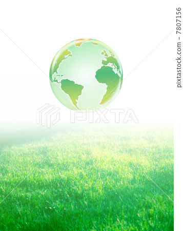 Earth Eco Image Earth floating in the meadow 7807156
