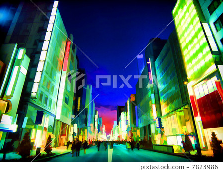 銀座晚上 7823986