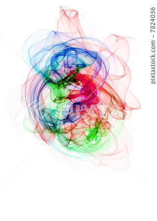 abstract colorful smoke - Stock Illustration [7824036] - PIXTA