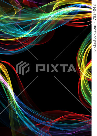 abstract ribbon waves - Stock Illustration [7824048] - PIXTA