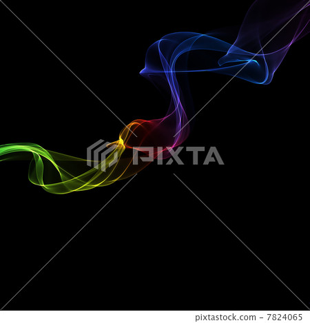 abstract colorful smoke - Stock Illustration [7824065] - PIXTA