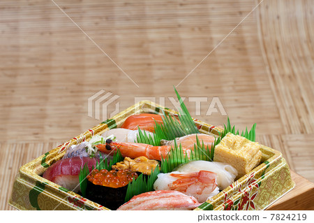 什錦日本壽司和少數壽司 7824219
