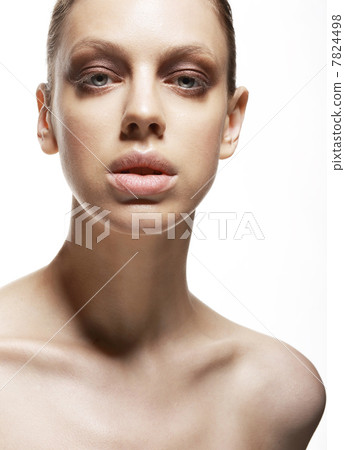 Charm. Fascination. Luxurious Face of Young Woman. Magnetism 7824498