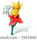 Origami - artificial paper flowers 7825849