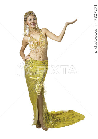 Portrait of young woman with costume Portrait of young woman with costume 7827271