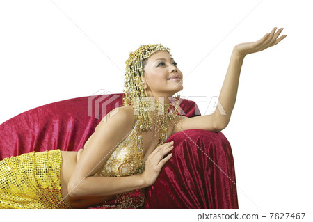 Portrait of young woman with costume 7827467