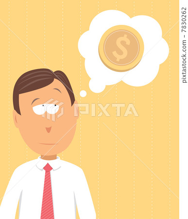 Thinking of money Thinking of money 7830262