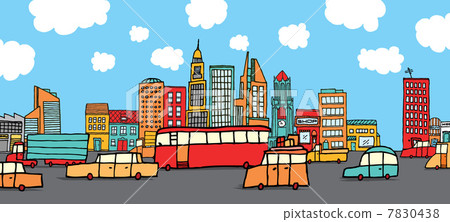 Traffic in the city 7830438