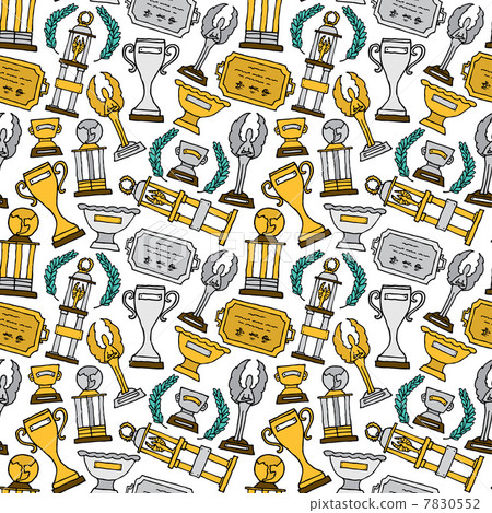 Prize seamless pattern Prize seamless pattern 7830552