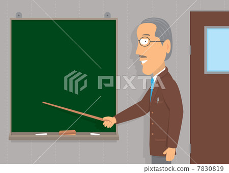 Senior man teaching / Copyspace 7830819