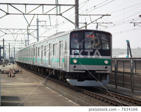 Saikyo Line 205系列Musashi Urawa Station 7834166