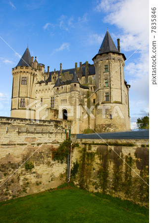 Saumur castle at Loire valley 7835846