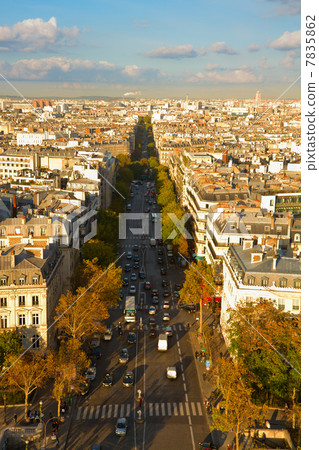 Parisian avenue, France 7835862