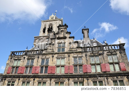 Market Square City Hall Delft 7836851