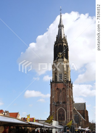 Market Square New Church Delft 7836852