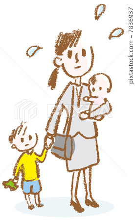 工作單身母親 7836937