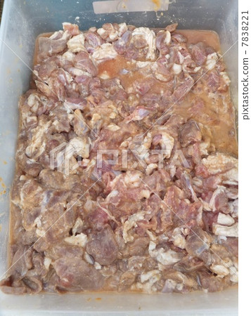 Pickled wild boar meat 7838221
