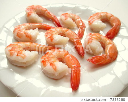 Shrimp prepared for salad Shrimp prepared for salad 7838260