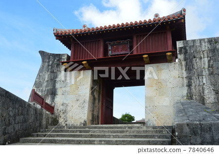 Shuri Castle's Injured Gate (Shuri Castle Park / Shuri Naha City, Okinawa Prefecture) 7840646