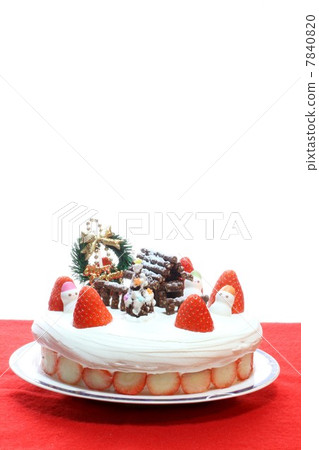 手工製作的聖誕蛋糕 7840820