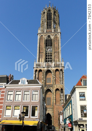 Utrecht, the Cathedral and the Great Clock 7842353