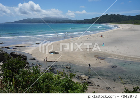 Oki Coast and Summer Sky Tosashimizu City, Kochi Prefecture 7842978