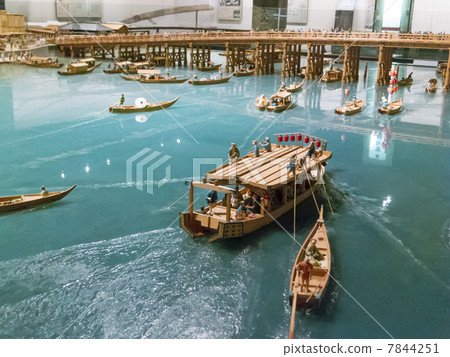 Miniature of the Edo-Tokyo Museum (Bogyo Bridge) 7844251