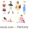 Fashionable ladies set 7845442