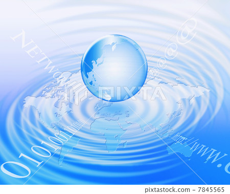 The world map and the earth in a swirl The world map and the earth in a swirl 7845565