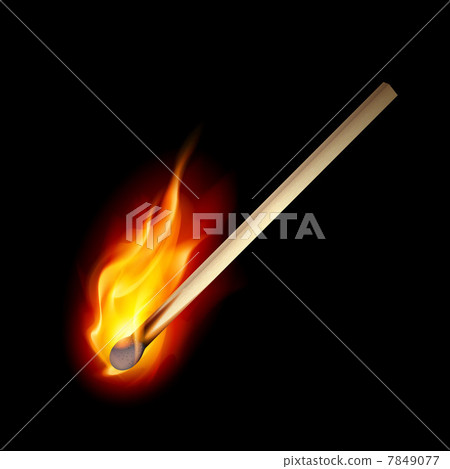 Burning match 7849077