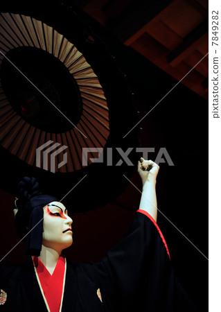 Japanese traditional arts Kabuki zuihachi "Shikoku Yuge Edo cherry (Sukukuro Yukari no Esakura)" Japanese traditional arts Kabuki zuihachi "Shikoku Yuge Edo cherry (Sukukuro Yukari no Esakura)" 7849282