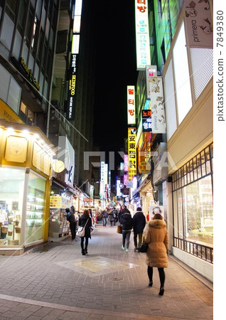 韓國首爾明洞 7849380