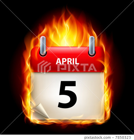 Burning calendar 7850323