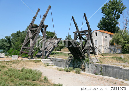 drawbridge in country side drawbridge in country side 7851973