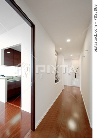 Entrance and corridor of a new house 7853869