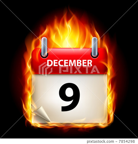 Burning calendar Burning calendar 7854298