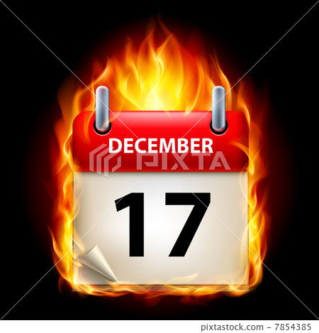 Burning calendar Burning calendar 7854385