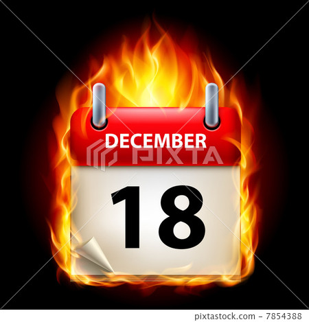 Burning calendar Burning calendar 7854388