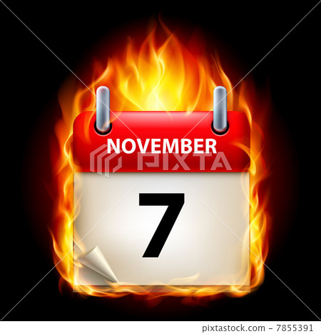 Burning calendar Burning calendar 7855391