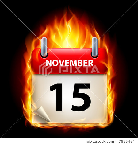 Burning calendar Burning calendar 7855454