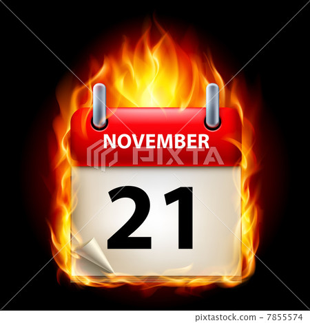 Burning calendar 7855574