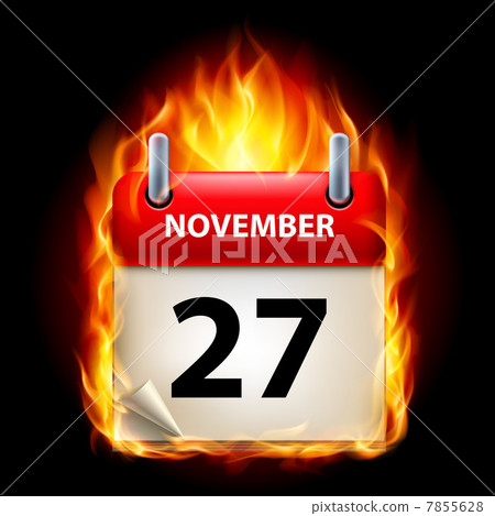 Burning calendar Burning calendar 7855628