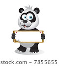 Panda Holding Board with 2 hands Panda Holding Board with 2 hands 7855655