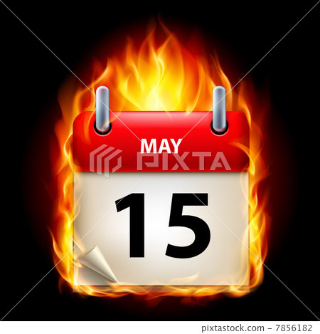 Burning calendar Burning calendar 7856182